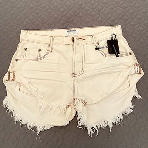 ONE TEASPOON BANDITS COCONUT SHORTS